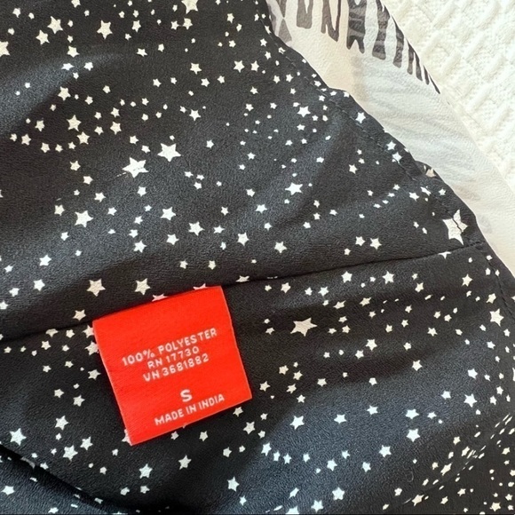 Kirna Zabete For Target Black, Grey And White Abstract Stars High-Low Dress - Picture 15 of 16